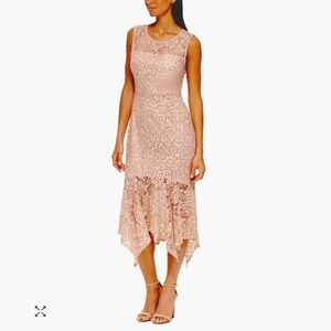 Kensie Sequin-Embellished Handkerchief-Hem Bodycon Dress NWT